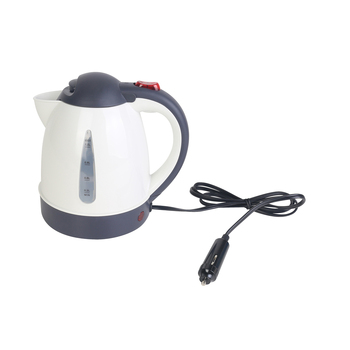 Wildtrak 12V/1L Water Kettle Camping Boiler - White