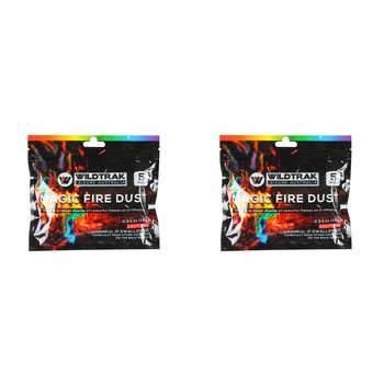 2x 5PK Wildtrak 15g Magic Colour Changing Fire Flame Outdoor Camping