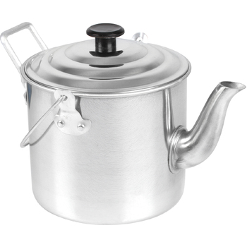 Wildtrak 1800ml Aluminium Billy Teapot Water Boiler - Silver