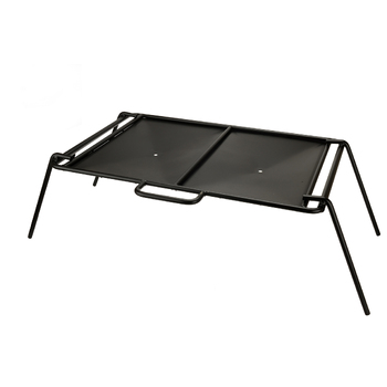 Wildtrak 61.5x42cm Flat Plate Camp Cooker w/ Bag - Black