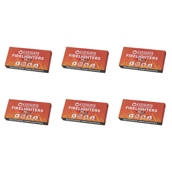 6x 36pc Wildtrak Firelighters Outdoor Camping 19.5x13cm