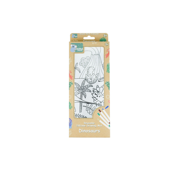 Koala Dream Reusable Silicone Drawing Mat - Dinosaurs 3y+
