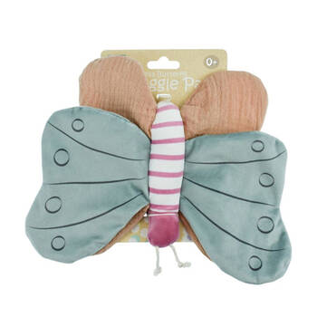 Koala Dream Snuggle Pal Bella Butterfly With Silicone Teething Ring Green