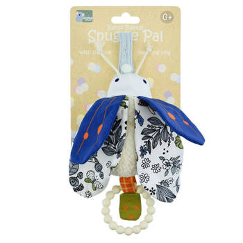 Koala Dream Snuggle Pal Banjo Beetle With Silicone Teething Ring Blue