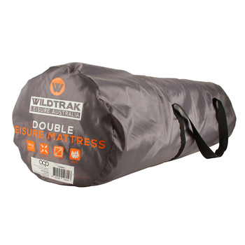 Wildtrak Leisure Double Self-Inflating Mat w/ Carry Bag - Black