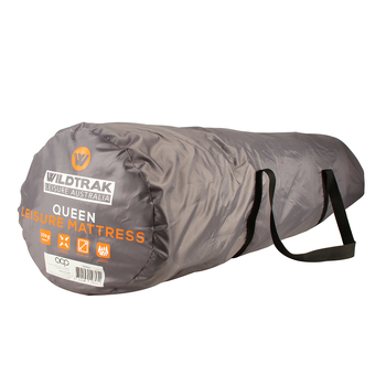 Wildtrak Leisure Queen Self-Inflating Mat w/ Carry Bag - Black