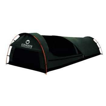 Wildtrak 420GSM Double 210x145cm Trakker Swag w/ Bag - Grey/Black