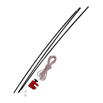 7pc Wildtrak Camping Tent Swag Pole Replacement Rod