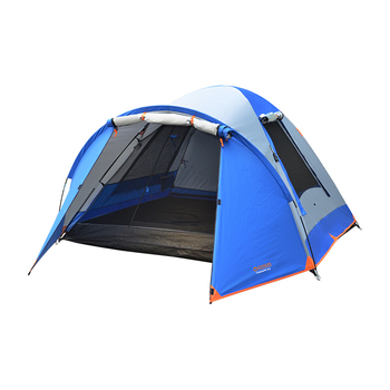 Wildtrak Tanami 3V Outdoor Camping Dome Tent w/ Carry Bag Blue