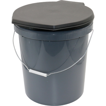 Wildtrak 20L Travel Toilet Bucket w/ Lid/Seat - Grey