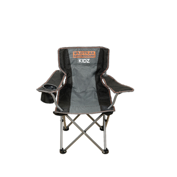 Wildtrak Kidz 67cm Folding Camp Chair - Grey/Black
