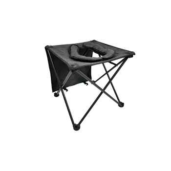 Wildtrak Compact 48cm Toilet Chair w/ Carry Bag - Black
