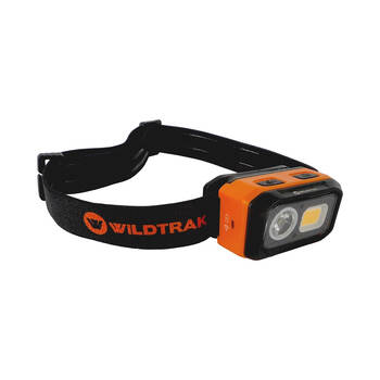 Wildtrak Premium 500-Lumen Dual Power Headlamp Rechargeable Black