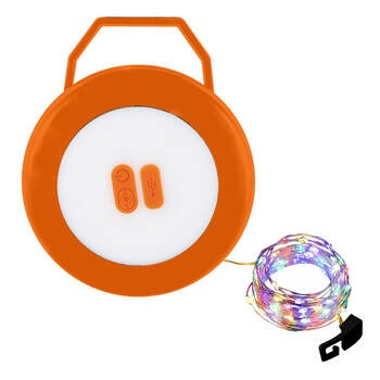 Wildtrak Multi Coloured Waterproof String Lights With Winder 10m