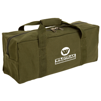 Wildtrak 60x30cm Canvas Duffle Bag Storage Medium - Green