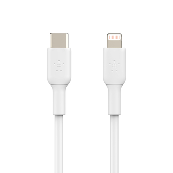 Belkin BoostCharge 1m USB-C to Lightning Cable - WHT
