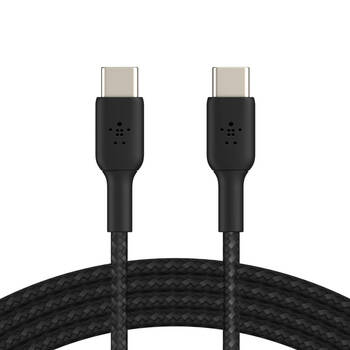 Belkin 1M Braided USB-C to USB-C Cable - Black
