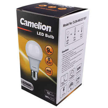 Camelion Led Globe 9W 240V Edison - Warm 2700K