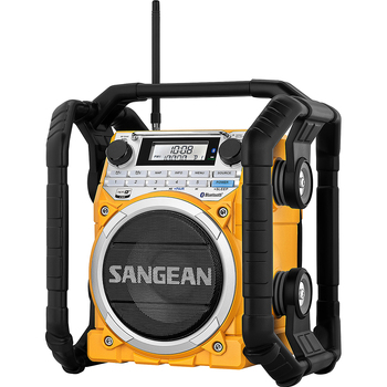 Sangean U4 AM/FM Digital LCD Tough Radio - Yellow