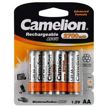 4pc Camelion Ni-Mh AA 1.2V 2700Mah