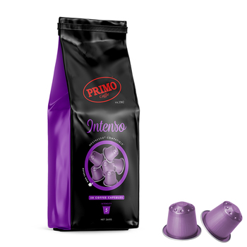 50pc Primo Intenso Hermetic Coffee Capsules for Nespresso Machine