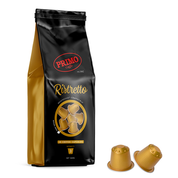 50pc Primo Ristretto Hermetic Coffee Capsules for Nespresso Machine