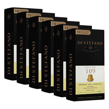 60pc Di Stefano 54g Coffee Capsules Speciality Blend 109