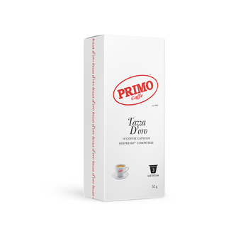 10pc Primo Caffe 56g Tazza D'oro Hermetic Coffee Capsules