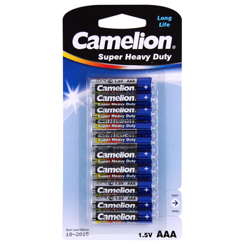 10pc Camelion Super Heavy Duty AAA