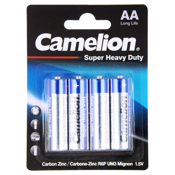 4pc Camelion Super Heavy Duty AA