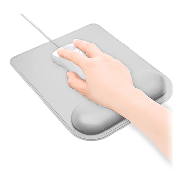Sansai Wrist Rest Mouse Pad Grey