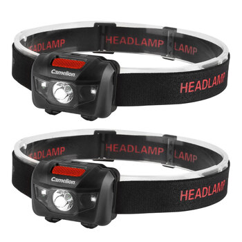 2PK Camelion Bright Outdoor Head Lamp Torch Light 2W 120LM