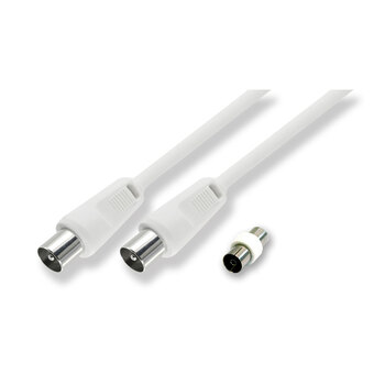 Sansai 3m Male To Male Antenna Flylead w/ Female Adaptor