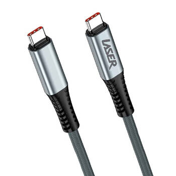 Laser 1m USB-C to C 240W Braided Charging Cable for Samsung & iPhone 16
