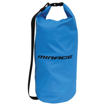 Mirage Roll-Top Buckle Barrel Outdoor Dry Bag w/ Shoulder Strap 30L Blue