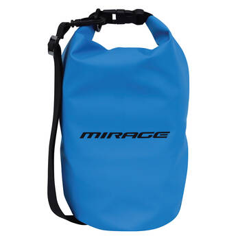 Mirage Roll-Top Buckle Barrel Outdoor Dry Bag w/ Shoulder Strap 5L Blue
