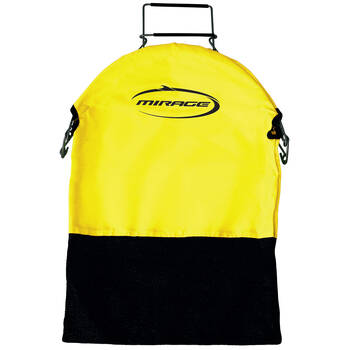 Mirage Automatic Spring Closure Outdoor Fishing Catch Bag Large Yellow