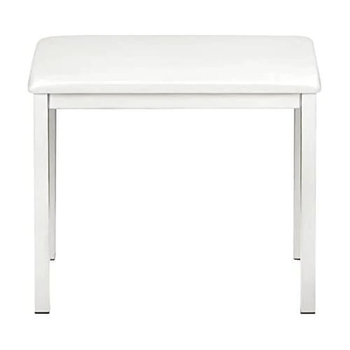 Casio Keyboard/Piano Classic Style Bench Seat Stool - White
