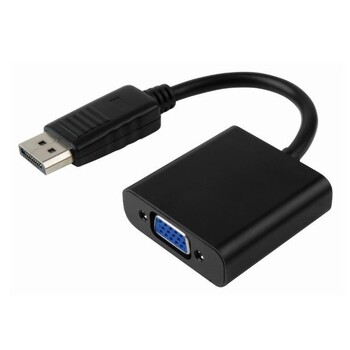 8Ware 20cm Cable Male DisplayPort to Female VGA Converter/Adapter - Black