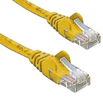8Ware 50cm Male RJ45 Cat5e Network Cable/Connector Lead Cord - Yellow