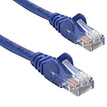 8Ware 1m Male RJ45 Cat5e Network Cable/Connector Lead Cord - Blue