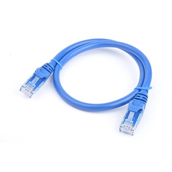 8Ware 50cm Cat6a UTP Snagless Ethernet Cable LAN Connector - Blue