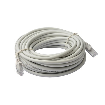 8Ware 10m Cat6a UTP Snagless Ethernet Cable LAN Connector - Grey