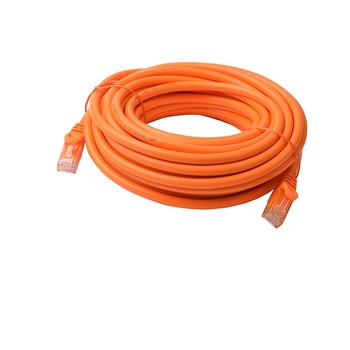 8Ware 10m Cat6a UTP Snagless Ethernet Cable LAN Connector - Orange