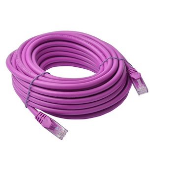 8Ware 10m Cat6a UTP Snagless Ethernet Cable LAN Connector - Purple