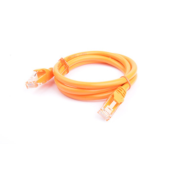 8Ware 1m Cat6a UTP Snagless Ethernet Cable LAN Connector - Orange