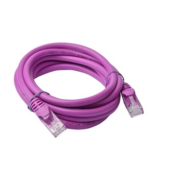 8Ware 2m Cat6a UTP Snagless Ethernet Cable LAN Connector - Purple