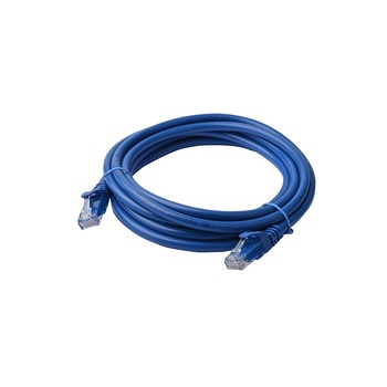 8Ware 3m Cat6a UTP Snagless Ethernet Cable LAN Connector - Blue