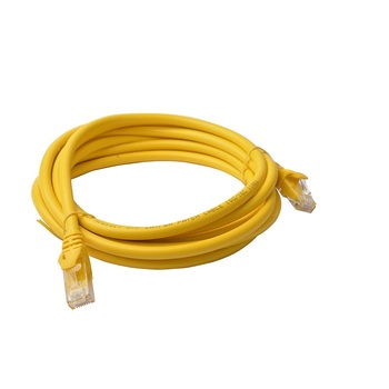 8Ware 3m Cat6a UTP Snagless Ethernet Cable LAN Connector - Yellow