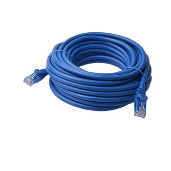 8Ware 40m Cat6a UTP Snagless Ethernet Cable LAN Connector - Blue